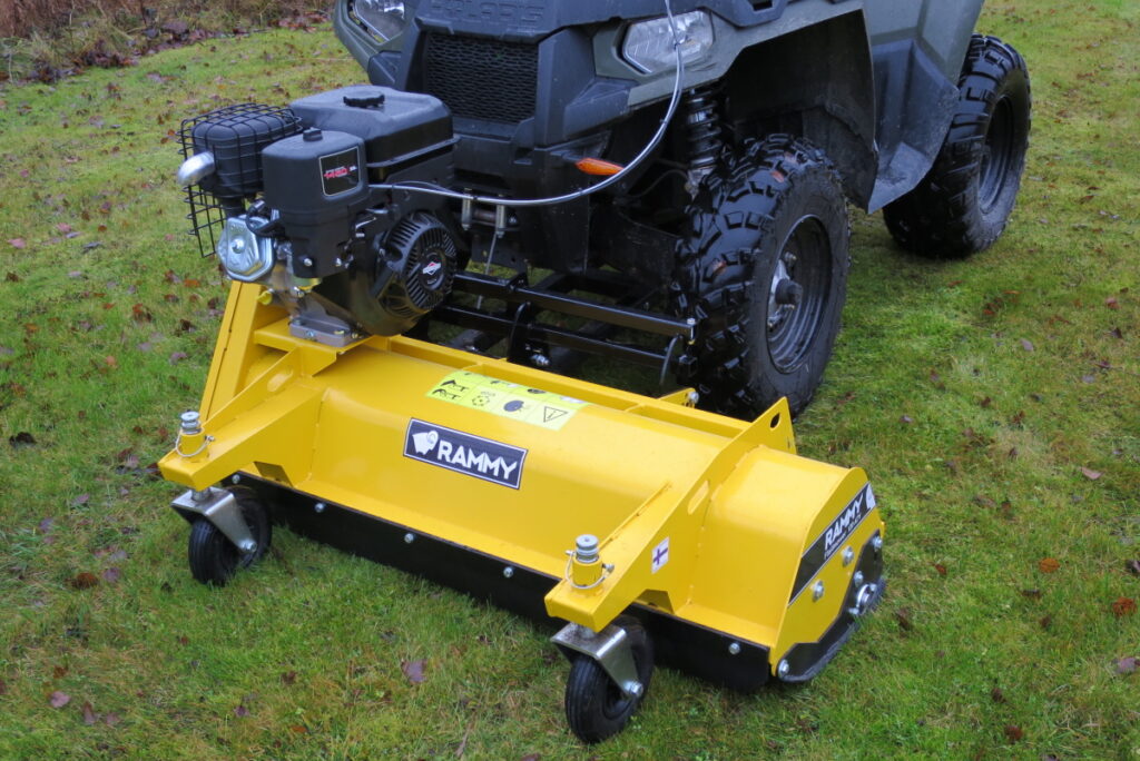 RAMMY Flail mower 120 ATV with sideshift kit ATV mower - QuadSportATV