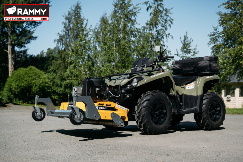 Rammy lawn mower 120 ATV PRO header - QuadSportATV
