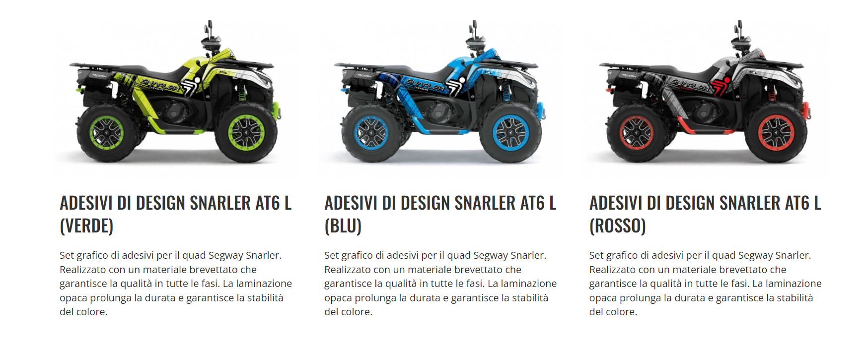 grafiche segway snarler quadsportatv - QuadSportATV